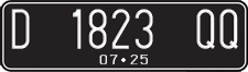 License plate of Indonesia, Regular plates