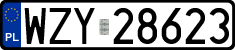 License plates of Poland, Regular car plates