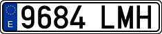 License plates of Spain, Ordinary (2000)