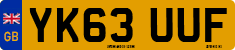 License plate of the United Kingdom, 2001 year system