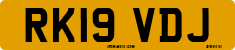 License plate of the United Kingdom, 2001 year system