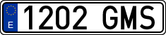 License plates of Spain, Ordinary (2000)