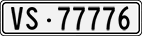 License plate of Switzerland, Cars