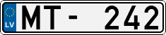 License plate of Latvia, Regular car plates