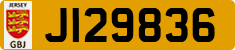 License plate of Jersey, Regular plates (J123456)
