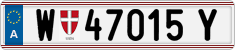 License plate of Austria, Regular plates
