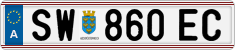 License plate of Austria, Regular plates