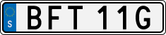 License plate of Sweden, Regular plates