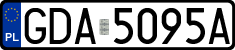 License plates of Poland, Regular car plates