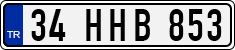 License plate of Turkey, Regular plates
