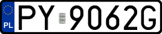 License plates of Poland, Regular car plates