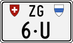 License plate of Switzerland, Dealer (with 