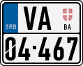 License plate of Serbia, Motorcycles