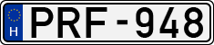 license plates of Hungary, Cars (1990)