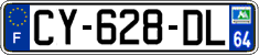 French license plate, SIV (ordinary)