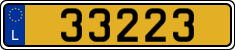 License plate of Luxembourg, Vanity Plates