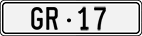 License plate of Switzerland, Cars