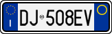 License plate of Italy, Cars (1994 year series)