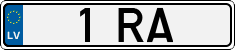 License plate of Latvia, Vanity Plates