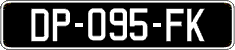 French license plate, SIV (oldtimers)
