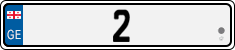 License plate of Georgia, Vanity Plates