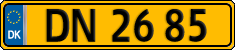 License plate of Denmark, Commercial vehicles