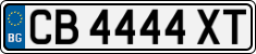 License plate of Bulgaria, Cars