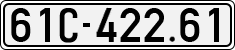 License plate of Vietnam, Cars