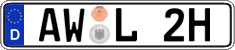 German license plate, Plates for oldtimers (type 