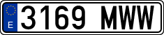 License plates of Spain, Ordinary (2000)