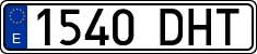 License plates of Spain, Ordinary (2000)