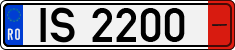 License plate of Romania, Long-term temporary