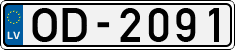 License plate of Latvia, Regular car plates
