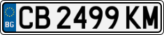 License plate of Bulgaria, Cars