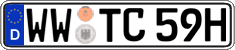 German license plate, Plates for oldtimers (type 