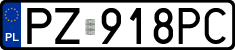 License plates of Poland, Regular car plates