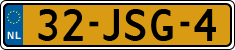 License plate of the Netherlands, Cars