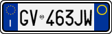 License plate of Italy, Cars (1994 year series)