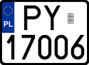 License plates of Poland, Regular car plates