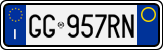 License plate of Italy, Cars (1994 year series)