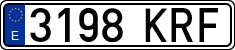 License plates of Spain, Ordinary (2000)