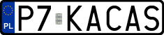 License plates of Poland, Vanity Plates