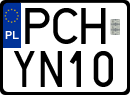 License plates of Poland, Special vehicles and motorcycles