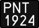 License plates of Poland, 1976 year system