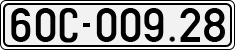 License plate of Vietnam, Cars