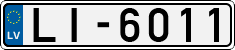 License plate of Latvia, Regular car plates