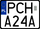 License plates of Poland, Special vehicles and motorcycles