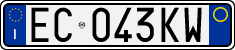 License plate of Italy, Cars (1994 year series)