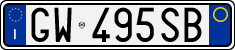 License plate of Italy, Cars (1994 year series)