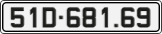 License plate of Vietnam, Cars